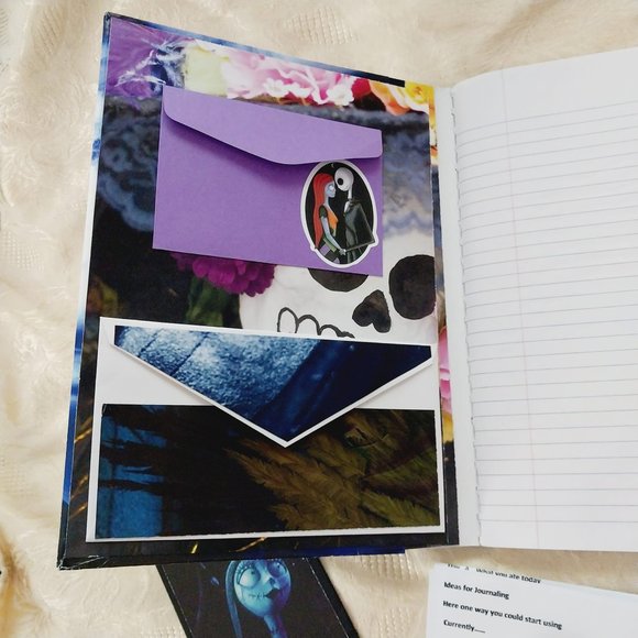 Nightmare Before Christmas Journal Handmade One of a Kind - Picture 3 of 7